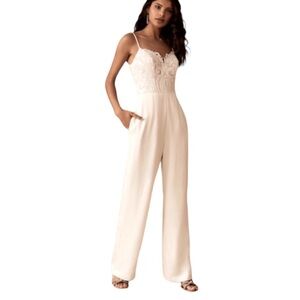 BHLDN Harvey white‎ overall size 8